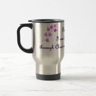 De Voyage Phil 4:13 : Je peux faire tout par Christ Mug