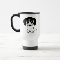 Piebald Dachshund Cute Puppy Travel Mug