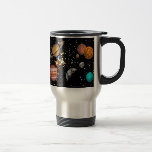 De Voyage Planètes Mug (Droit)