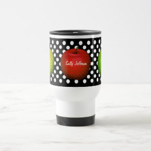 De Voyage Pommes et Pois Enseignant's Travel Mug