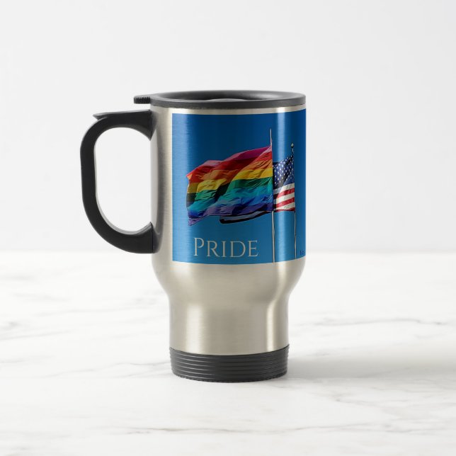 De Voyage 'Pride' Travel Coffee Mug (Gauche)