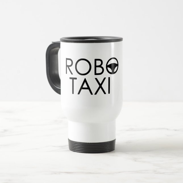 De Voyage Robotaxi Travel Mug (Devant gauche)