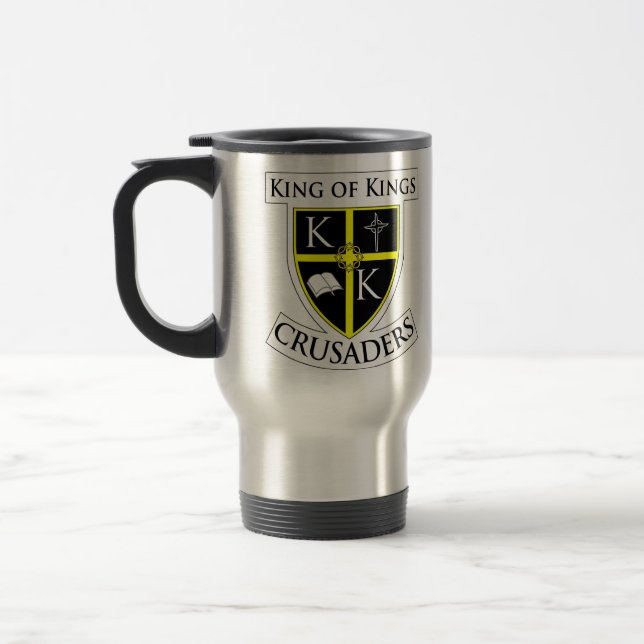 De Voyage Roi des Rois Travel Mug w/Shield (Gauche)