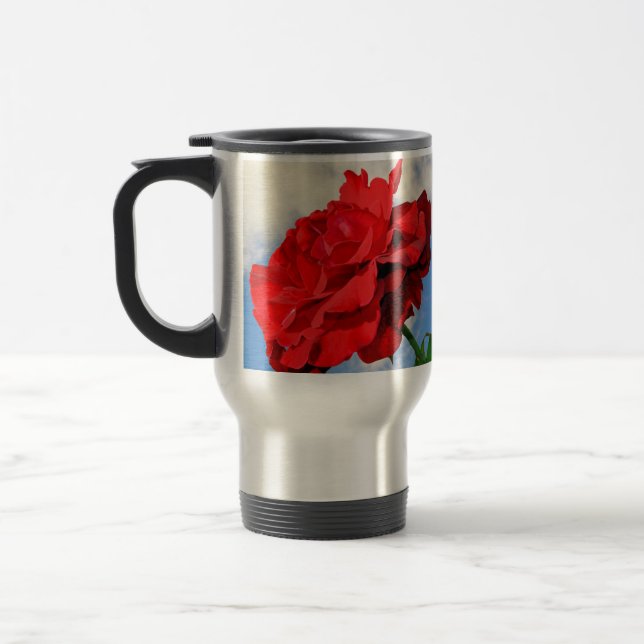 De Voyage Rosa Don Juan avec le ciel bleu Mug (Gauche)