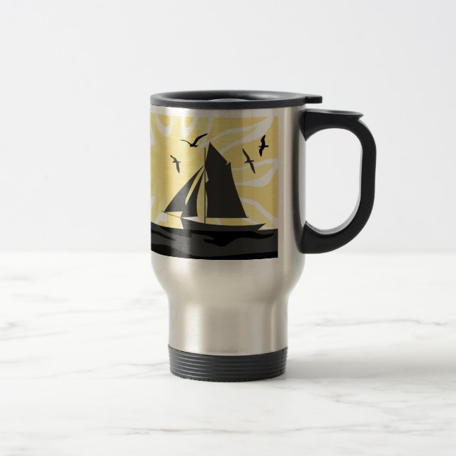 De Voyage Sailers Sunrise Travel Mug (Droit)