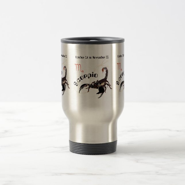 De Voyage Scorpio October 24 à novembre 22 Mug (Centre)