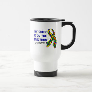 De Voyage Sur le spectre (couleurs vives) Travel Mug