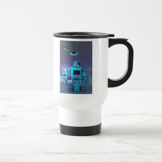 De Voyage Toy Robos sur l'attaque Mug (Droite)