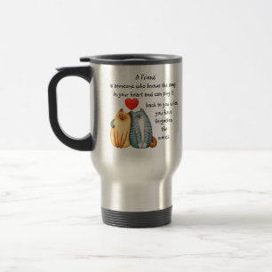 De Voyage Un Ami Aimé Aimer Citation Cute Cats Mug