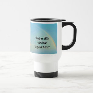De Voyage Un petit mug café arc-en-ciel