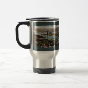 De Voyage Vintage Pittsburgh 1800s Travel Mug