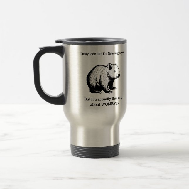 De Voyage Wombat mug (Gauche)