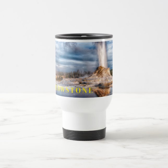 De Voyage Yellowstone Geyser Travel Mug (Centre)