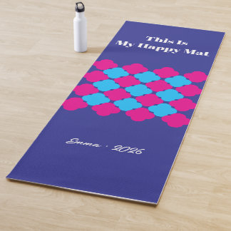 De Yoga C'est Mon Tapis Bonheur Personnalisé Couleurs Dopa