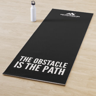De Yoga MOTIVATIONNALISME© L'Obstacle Est Le Chemin_ Tapis