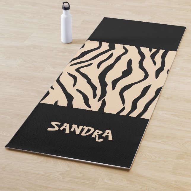De Yoga Tapis d'exercice à impression animale personnalisé (En situation)