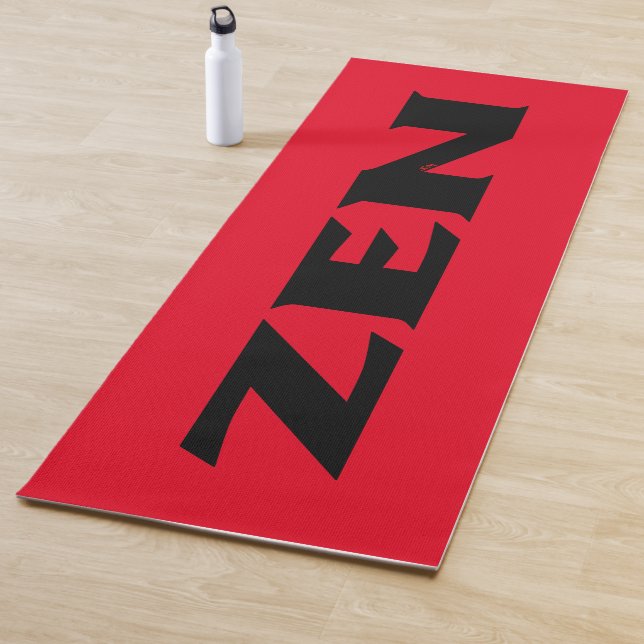 De Yoga Tapis d'exercice noir Zen (En situation)