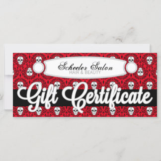 Dead Damask - Certificat cadeau personnalisé