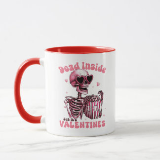 Dead Inside Mais c'est Valentine drôle Mug