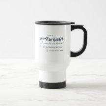 Deadline Reader Travel Mug