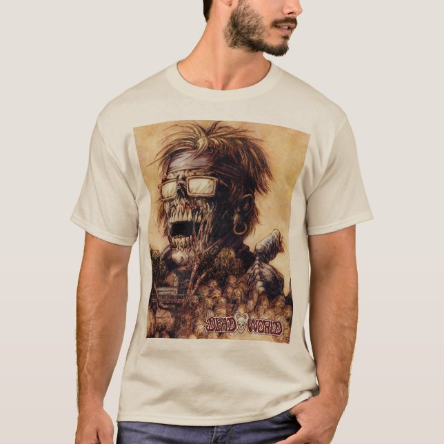 Deadworld Requiem Zombie design classique t-shirt (Devant)