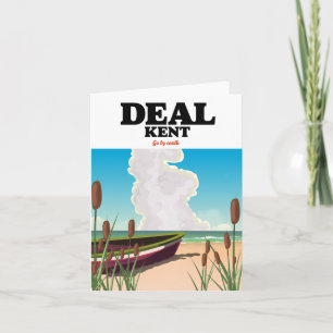 Deal Kent poster de voyage en bord de mer