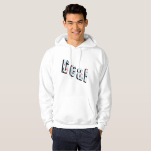 Deal, Logo de Poker, Sweat - shirt à capuche blanc