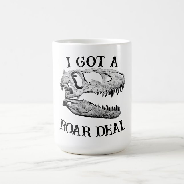 Deal Roar T-rex Dinosaur Mug (Centre)