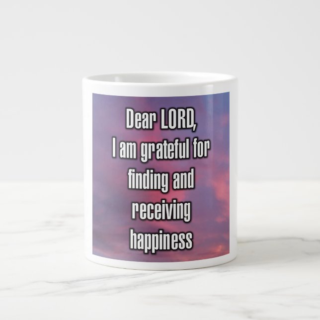 Dear LORD, I am grateful for finding and... Mug (Devant)