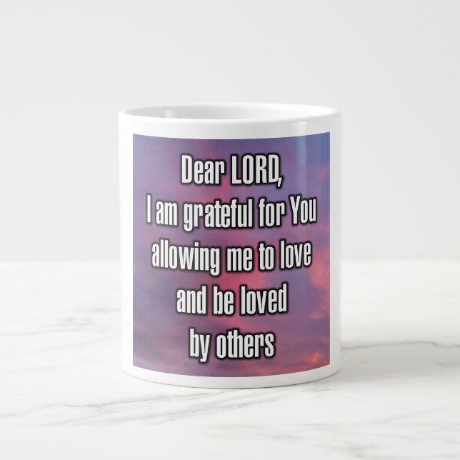 Dear LORD, I am grateful for You allowing... Mug (Devant)