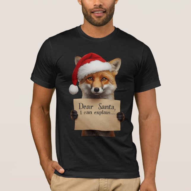 . Dear Santa Dog T-Shirt (Devant)