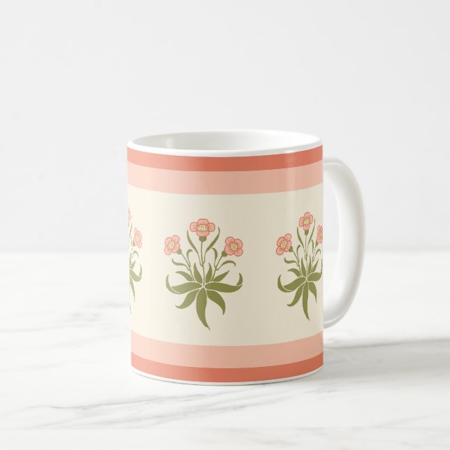Dearle's Pink Flowers Mug (Devant droit)