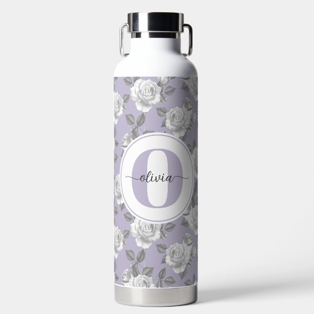 D'eau  32 oz. Rose Jardin Monogramme Lavande Bouteille d (Avant)