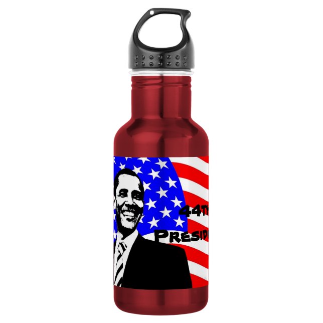 D'eau 44ème Président, Barack Obama et la bouteille d'ea (Devant)