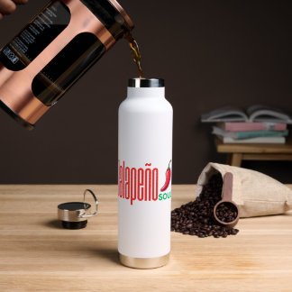 D'eau Âme Jalapeño – Bouteille Éco Réutilisable avec Att