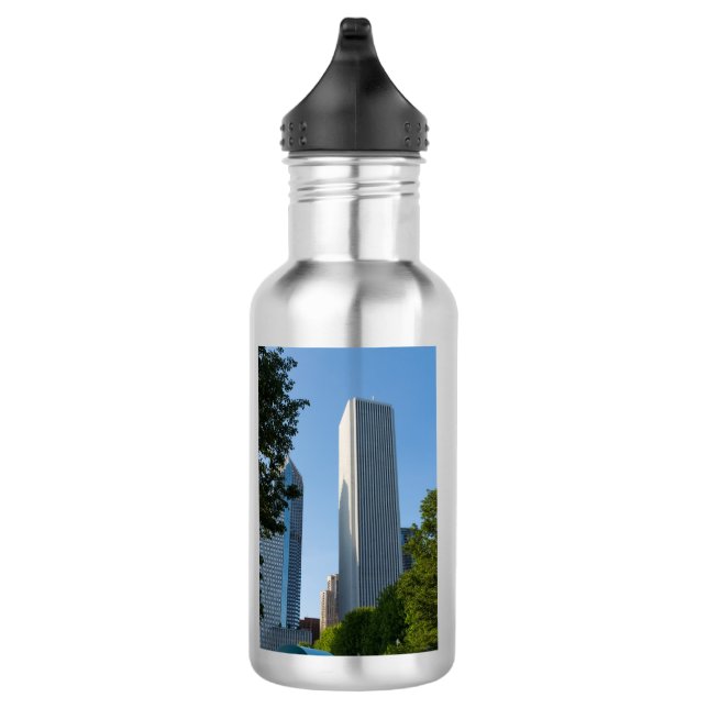 D'eau Aon Center Chicago Bouteille en acier inoxydable (Droite)