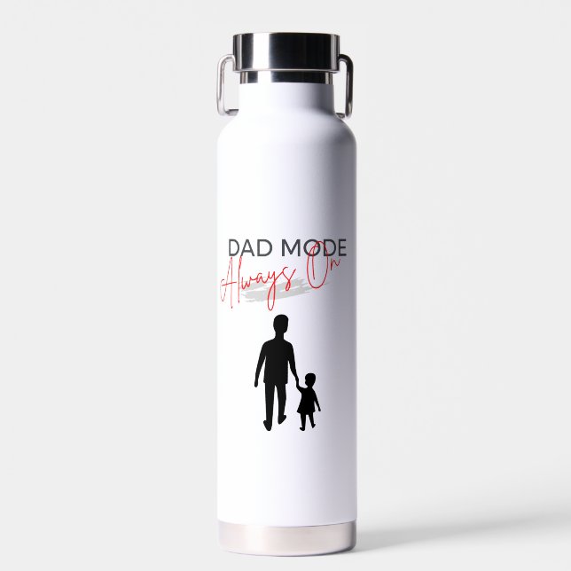 D'eau Black Red Papa Mode Toujours Sur La Bouteille D'Ea (Avant)