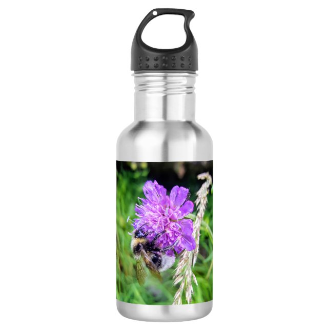 D'eau Bouteille à boire avec motif naturel - chaque flor (Devant)