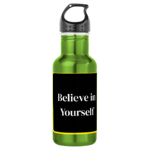 D'eau Bouteille à citation inspirante
