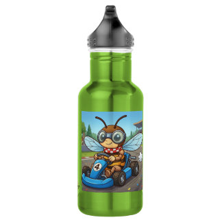 D'eau Bouteille avec un beau motif