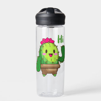 D'eau Bouteille Cactus Smiley – Bonjour Ami Vert
