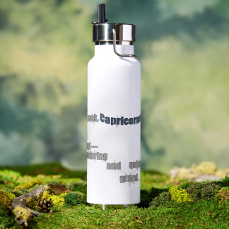 D'eau Bouteille Capricorne Amusante Inspirante pour un U