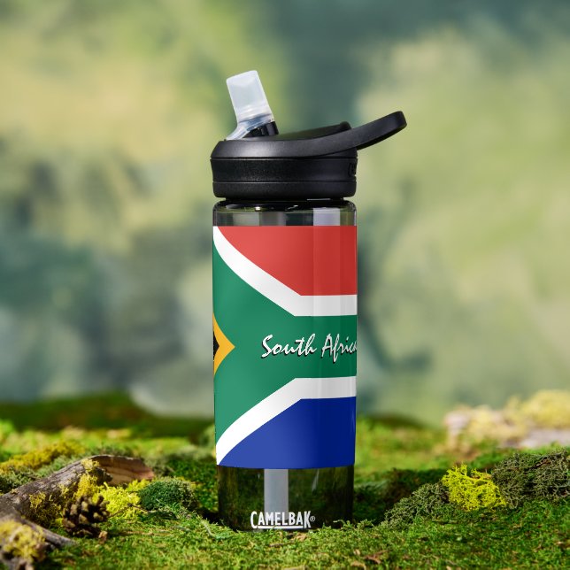 D'eau Bouteille d'Afrique du Sud, Drapeau patriotique d' (Extérieur)