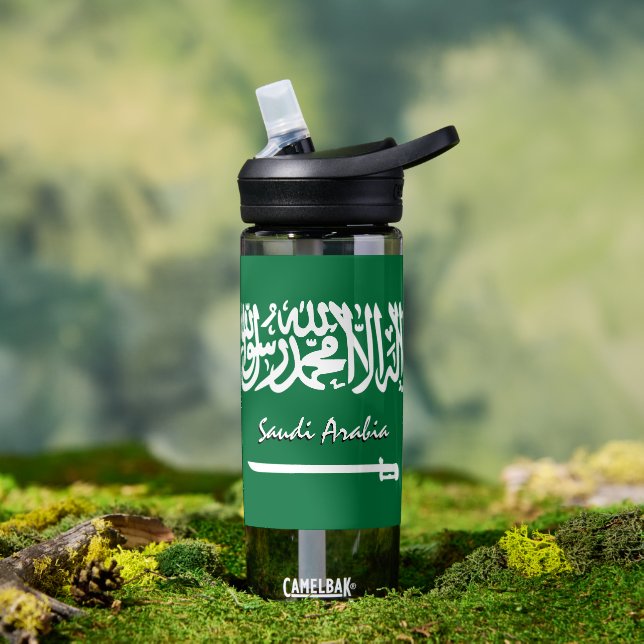 D'eau bouteille d'Arabie Saoudite, drapeau patriotique s (Extérieur)