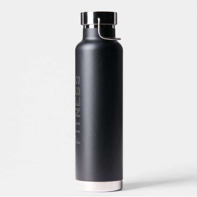 D'eau Bouteille de boisson noire isolée Neuro Hub Fitnes (Gauche)