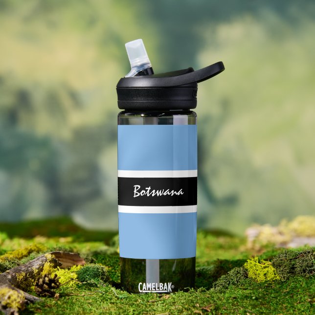 D'eau bouteille de Botswana, drapeau patriotique du Bots (Extérieur)