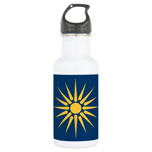 D'eau Bouteille de la Liberté Drapeau de Macédoine (Devant)