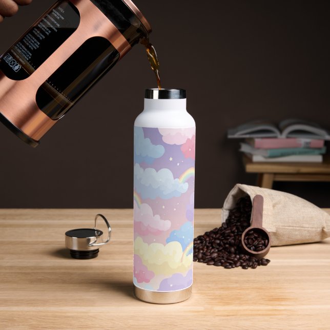D'eau Bouteille de verrerie  (Café (pivoté))