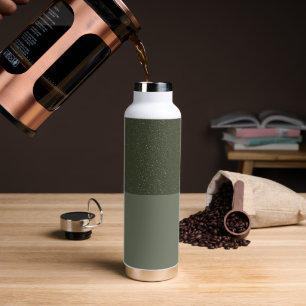 D'eau Bouteille d'effet de bruit vert de mousse personna