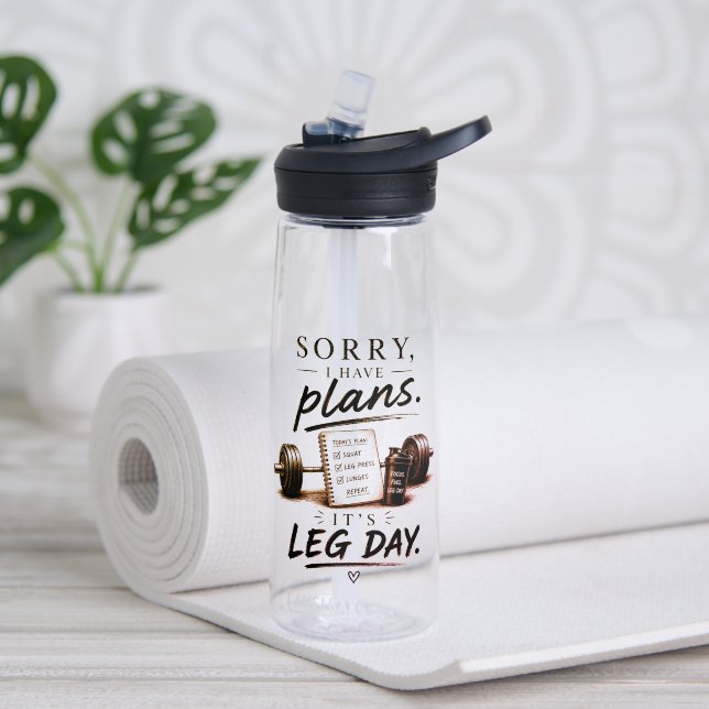 D'eau Bouteille d'hydratation pour jour de jambes Fitnes (Yoga (pivotée))